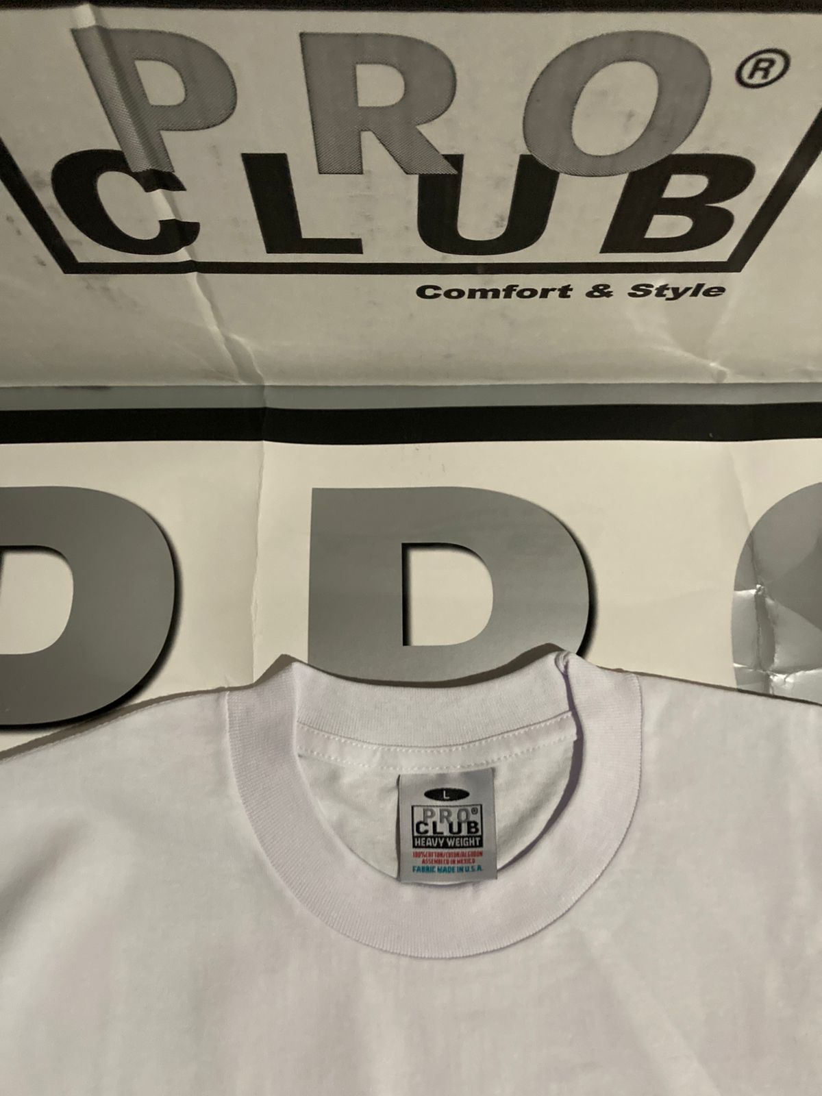 Pro Club Men's Heavyweight Cotton Short Sleeve Crew Neck T-Shirt