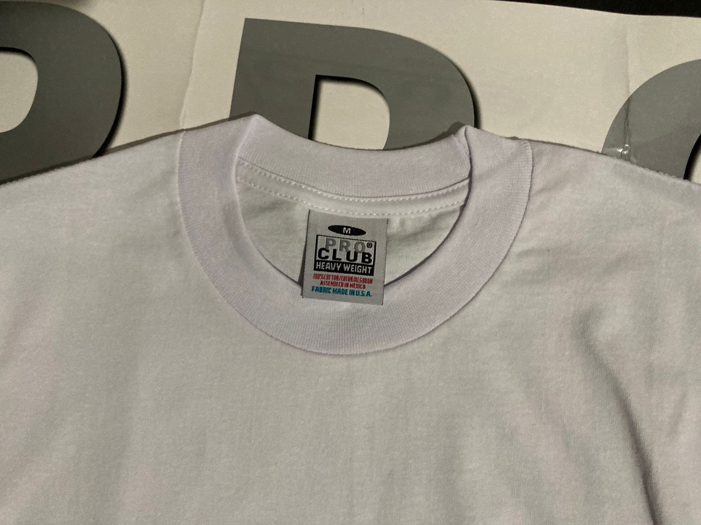 Pro Club Men's Heavyweight Cotton Short Sleeve Crew Neck T-Shirt